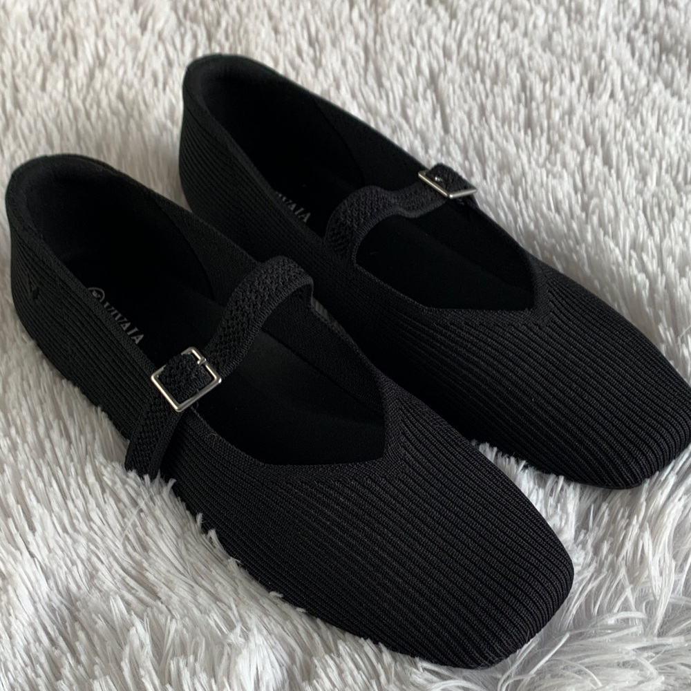 Vivaia Black Margo Mary Janes Shoes - Picture 3 of 16